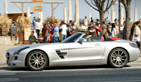 This is The 2012 Mercedes-Benz SLS AMG Roadster