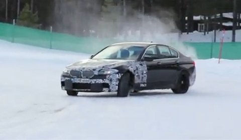 Video BMW F10M M5 Concept On Ice
