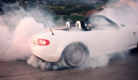 Video Cars Drifting Filmed From Helicam