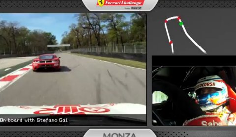 Video Ferrari 458 Challenge Racer at Monza