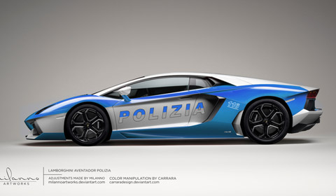 Lamborghini Aventador Polizia