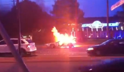 Ford GT Burst Into Flames in Texas