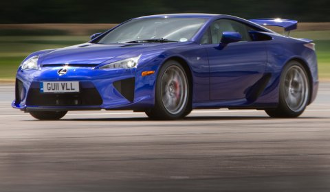 Photo Of The Day Lexus LFA and IS-F at Bruntingthorpe 02