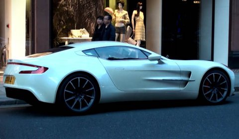 Video Only RHD Aston Martin One-77 in London