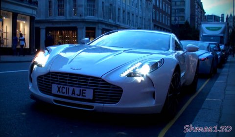 Video Only RHD Aston Martin One-77 in London 01
