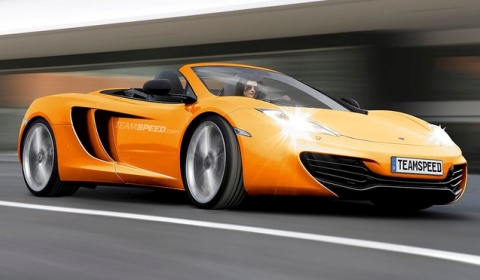 Rendering McLaren MP4-12C Spider