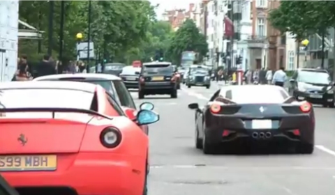 Video Arab Owned Supercars in London