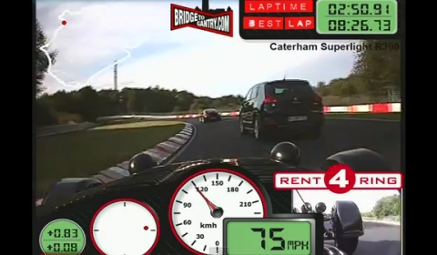 Video Caterham R300 Superlight on the Nurburgring Nordschleife