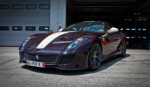 Modena Trackdays 2011: Purple Ferrari 599 GTO