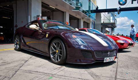 Modena Trackdays 2011: Purple Ferrari 599 GTO