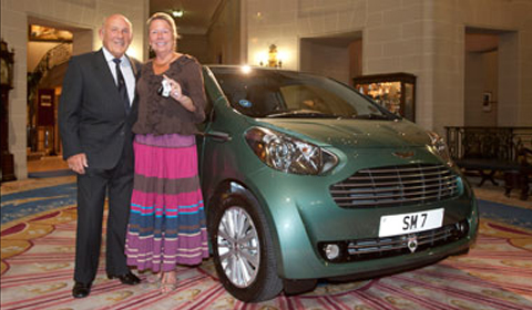 Sir Stirling Moss Aston Martin Cygnet