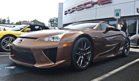 Brown Lexus LFA Delivered to Owner in the US