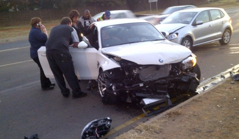 Car Crash Fourth BMW 1-Series M Coupe Wrecked in South Africa