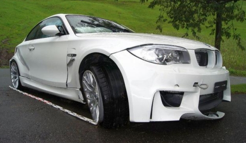 Car Crash Third BMW 1-Series M Coupe Crashed in Switzerland