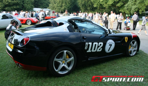 Chris Evans' Ferrari 599 SA Aperta at Goodwood 2011