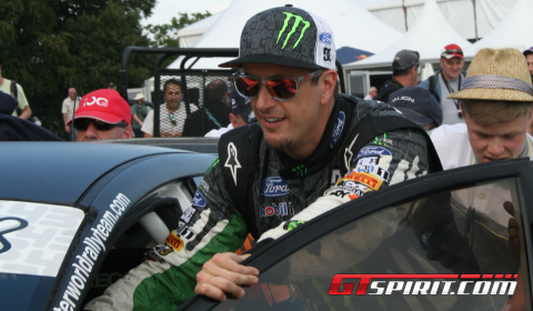 Ken Block Shows New Gymkhama Move at Goodwood 2011 02