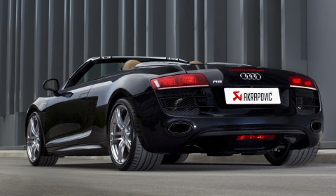 Official Akrapovic Slip-on Exhaust for Audi R8 V10 Coupe and Spyder