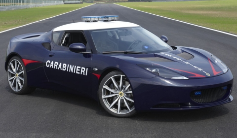 Official Lotus Evora S Police Car for Arma Dei Carabinieri