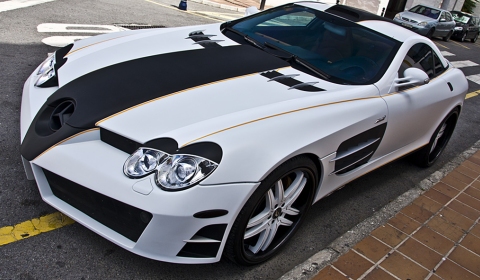 Overkill McLaren SLR Spotted in Marbella Spain