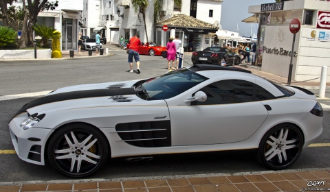 Overkill McLaren SLR Spotted in Marbella Spain 01