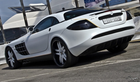 Overkill McLaren SLR Spotted in Marbella Spain 02