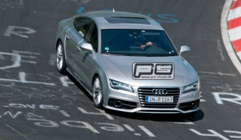 Spyshots 2012 Audi S7 at Nurburgring