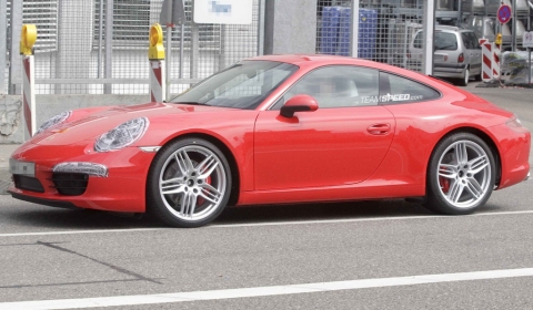 Spyshots 2012 Porsche 911 (991) Caught Virtually Undisguised