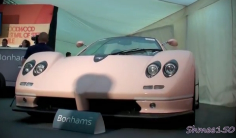 Video 'Elvis Presley Pink' Pagani Zonda C12 S 7.3 Roadster at Auction