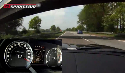 Video Jaguar XKR Speed and Black Edition High Speed Run to 290km/h