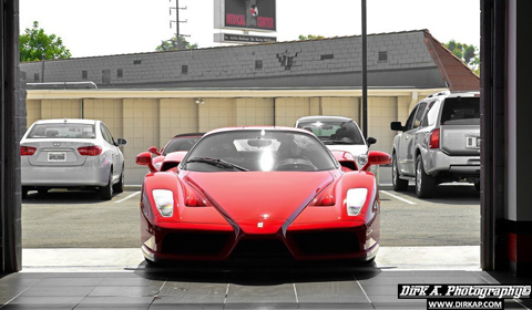 Ferrari Enzo Gets Serviced