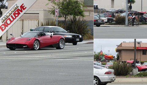 Pagani Huayra Stopped By Police