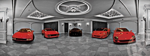Ferrari Collection at Mansion in Delray Beach Florida 01