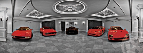 Ferrari Collection at Mansion in Delray Beach Florida 01
