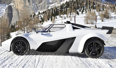 KTM X-Bow Montenergy with a Roof
