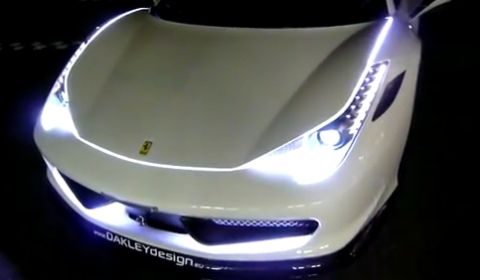 Overkill Oakley Design Ferrari 458 Italia LED Christmas Tree