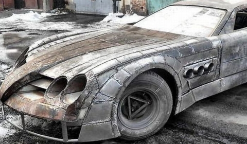 Overkill Russian Mercedes-Benz SLR McLaren Clone in Steel
