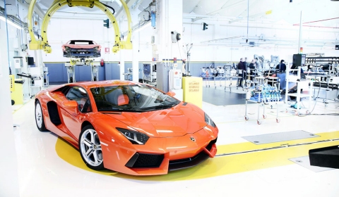 Photo Of The Day Lamborghini LP700-4 Aventador in Factory