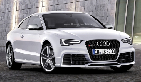 Rendering Audi RS5 Facelift by Theophilus Chin