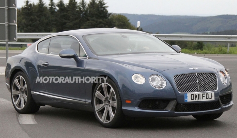 Spyshots 2012 Bentley Continental GT Speed Facelift
