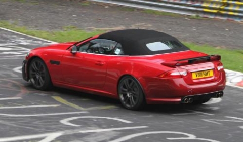 Spyshots 2012 Jaguar XKR Convertible 01