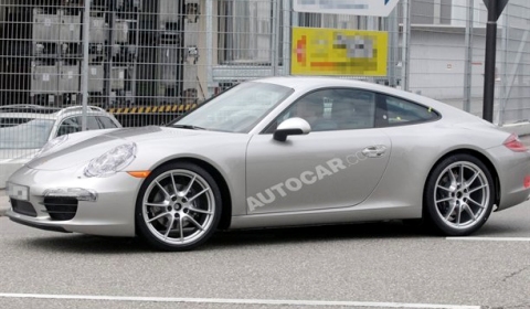 Spyshots 2012 Porsche 911 (991) Carrera at Porsche Factory