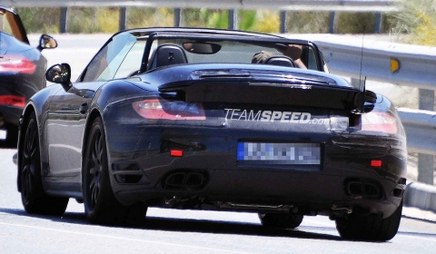 Spyshots 2013 Porsche 991 Turbo Cabriolet 01