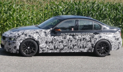 Spyshots 2014 BMW F32 M3 Test Mule 01