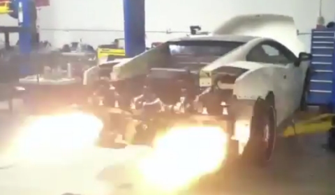 Video Bradan Lamborghini Gallardo SE Twin-Turbo Shoots Flames