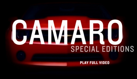 Video Chevrolet Celebrates Special Edition Camaros
