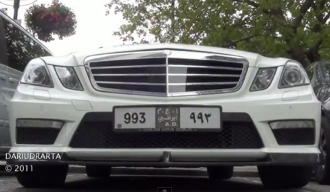 Video Hamann Mercedes-Benz E63 AMG Powersliding in London