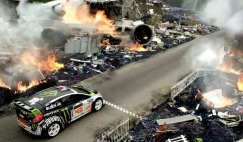 Video Ken Block's Gymkhana Four - The Hollywoord Megamercial