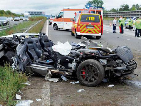 Car Crash: Dodge Viper on the Autobahn