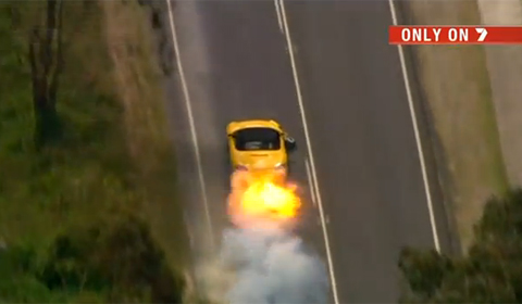 Video: Stolen Porsche Crashes in Police Chase