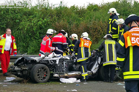Car Crash: Dodge Viper on the Autobahn